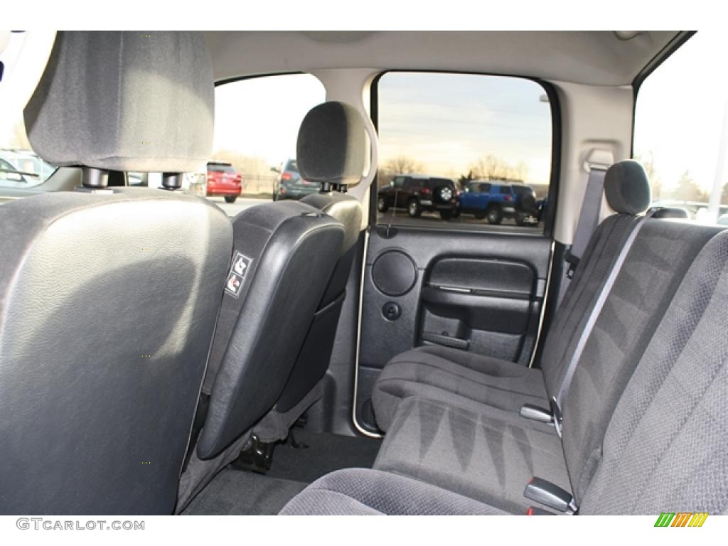 Dark Slate Gray Interior 2004 Dodge Ram 3500 SLT Quad Cab 4x4 Photo #41250561