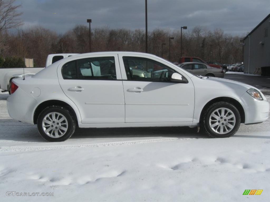 2010 Cobalt LT Sedan - Summit White / Gray photo #4