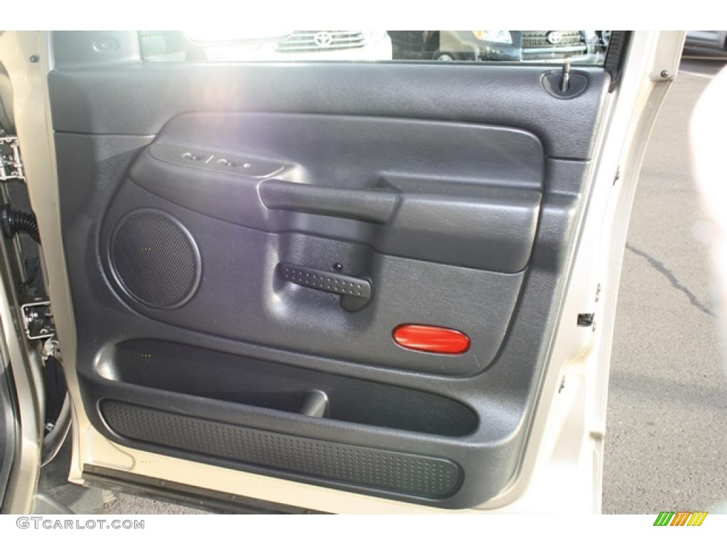 2004 Dodge Ram 3500 SLT Quad Cab 4x4 Dark Slate Gray Door Panel Photo #41250665