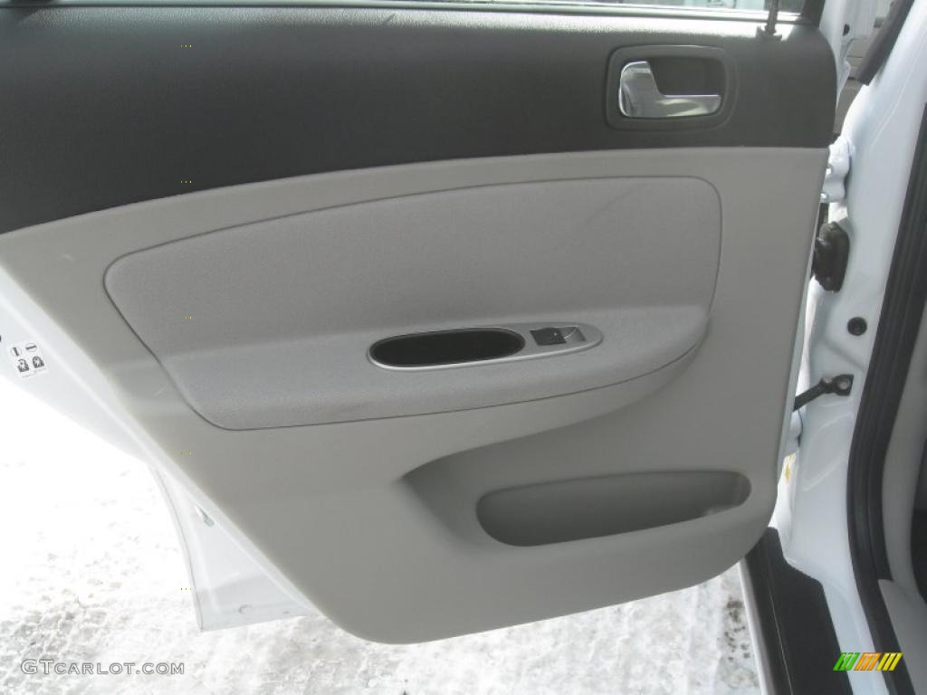 2010 Cobalt LT Sedan - Summit White / Gray photo #9