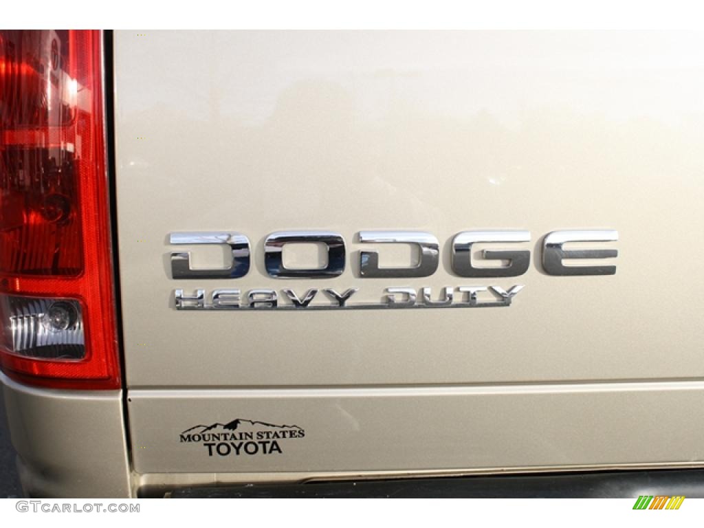 2004 Dodge Ram 3500 SLT Quad Cab 4x4 Marks and Logos Photo #41250925