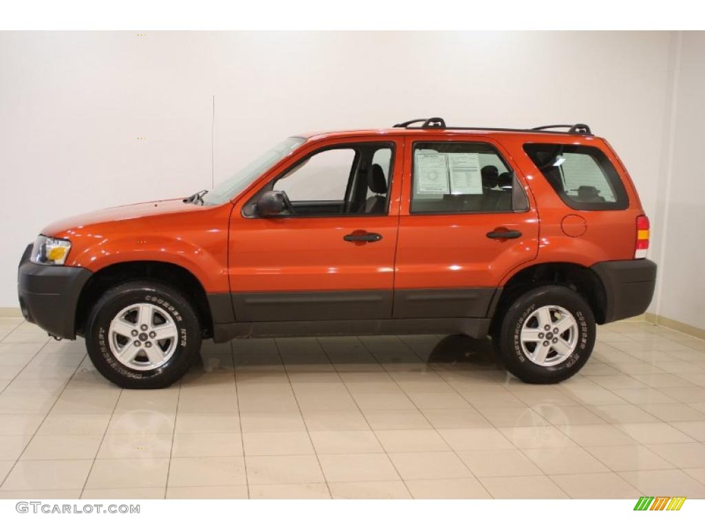 2006 Escape XLS - Blazing Copper Metallic / Medium/Dark Flint photo #4