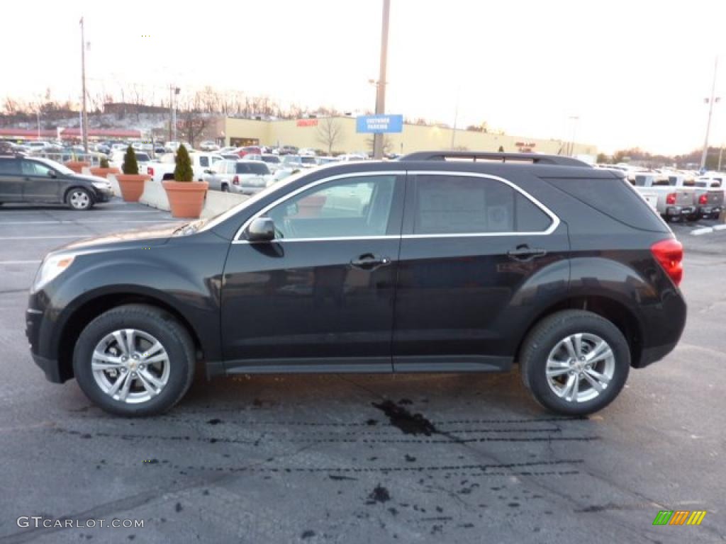 2011 Equinox LT AWD - Black Granite Metallic / Jet Black photo #4