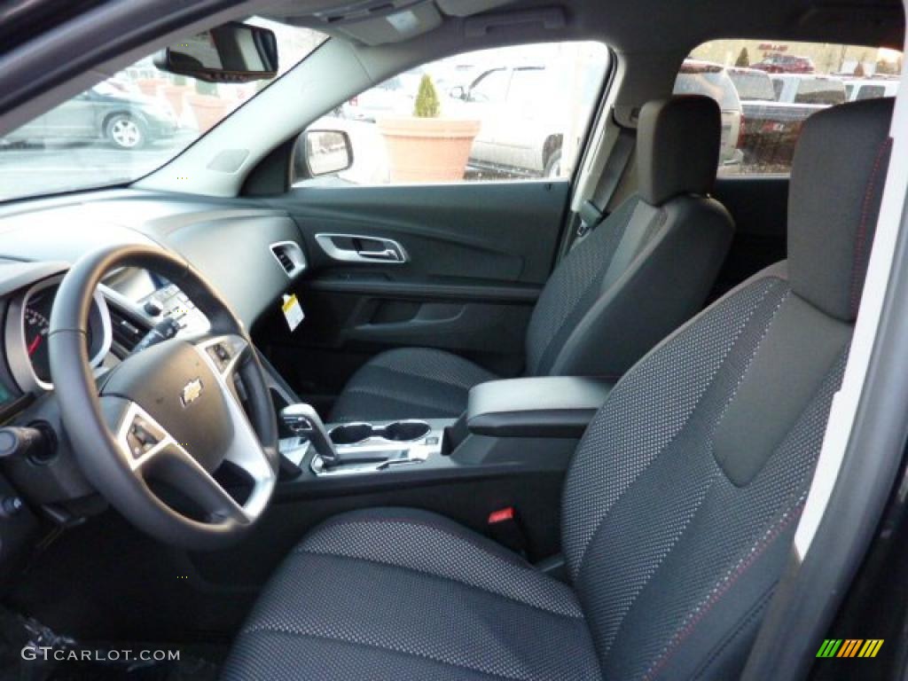 Jet Black Interior 2011 Chevrolet Equinox LT AWD Photo #41252481