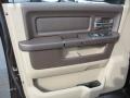 Light Pebble Beige/Bark Brown 2011 Dodge Ram 3500 HD SLT Crew Cab 4x4 Dually Door Panel