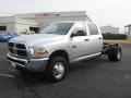 Bright Silver Metallic - Ram 3500 HD Laramie Crew Cab 4x4 Chassis Photo No. 1