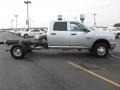 Bright Silver Metallic 2011 Dodge Ram 3500 HD Laramie Crew Cab 4x4 Chassis Exterior