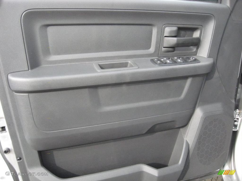 2011 Dodge Ram 3500 HD Laramie Crew Cab 4x4 Chassis Dark Slate Gray/Medium Graystone Door Panel Photo #41253509