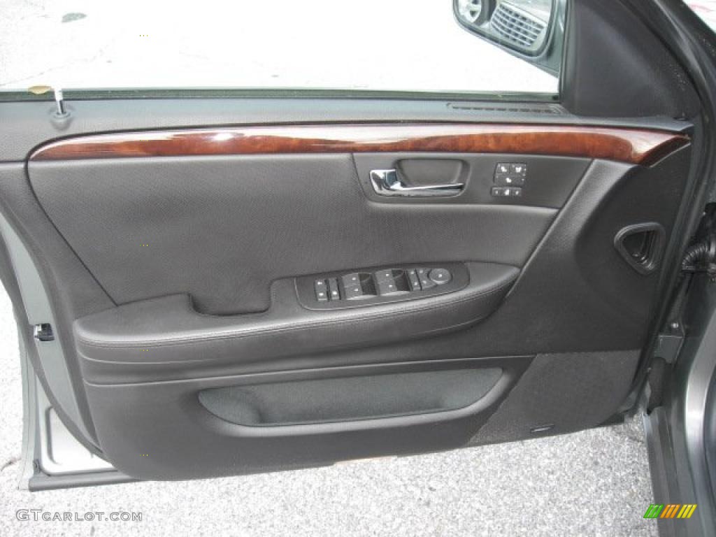 2006 Cadillac DTS Luxury Ebony Black Door Panel Photo #41253541