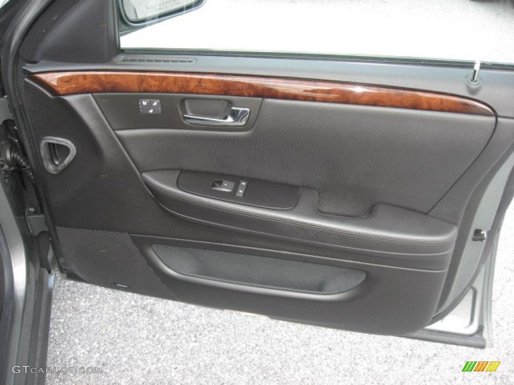 2006 Cadillac DTS Luxury Ebony Black Door Panel Photo #41253561