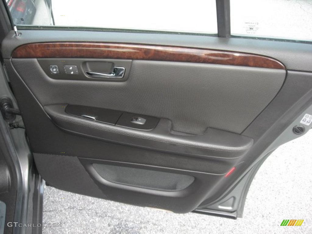 2006 Cadillac DTS Luxury Ebony Black Door Panel Photo #41253577