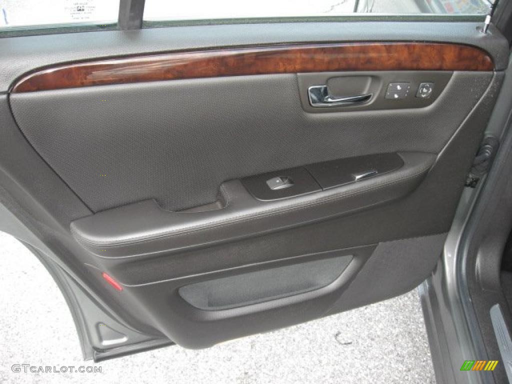 2006 Cadillac DTS Luxury Ebony Black Door Panel Photo #41253593