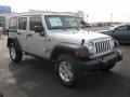 Bright Silver Metallic 2011 Jeep Wrangler Unlimited Sport 4x4 Exterior