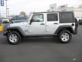 Bright Silver Metallic 2011 Jeep Wrangler Unlimited Sport 4x4 Exterior