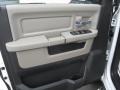 Dark Slate Gray/Medium Graystone 2011 Dodge Ram 1500 SLT Outdoorsman Quad Cab Door Panel