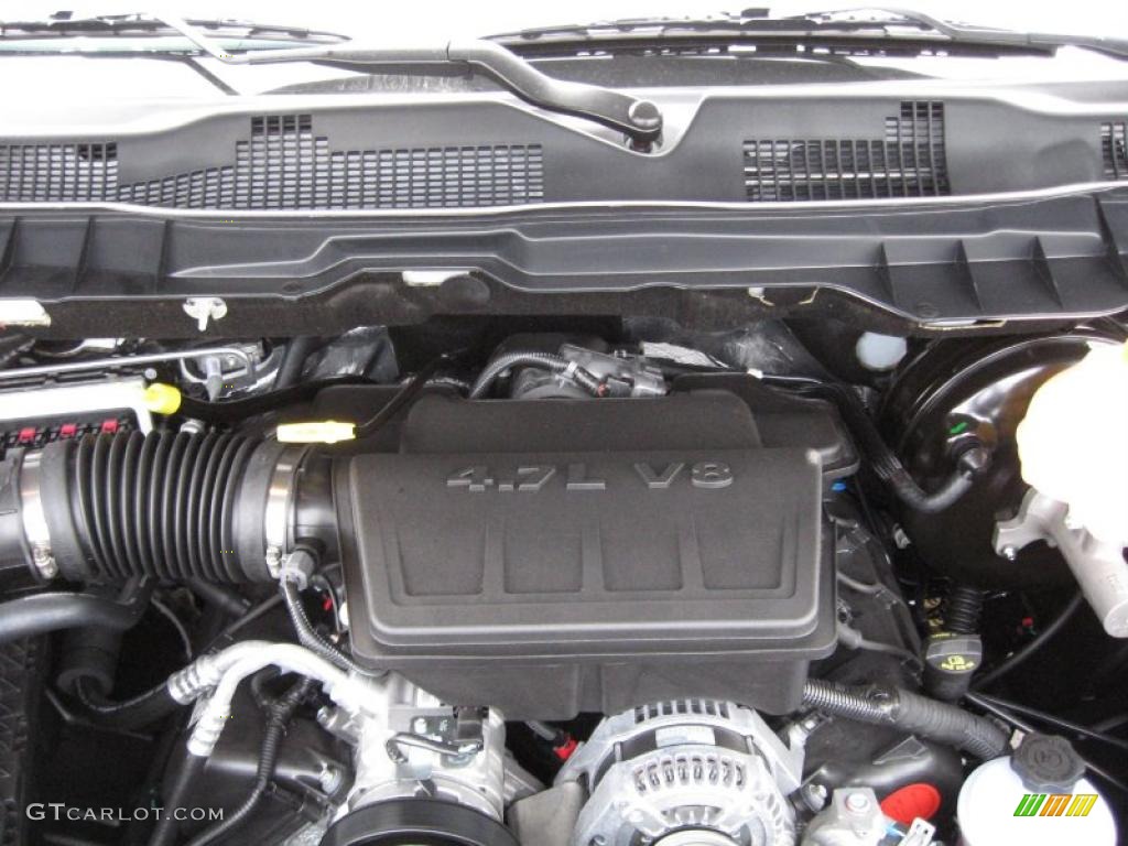 2011 Dodge Ram 1500 SLT Outdoorsman Quad Cab 4.7 Liter SOHC 16-Valve Flex-Fuel V8 Engine Photo #41254405
