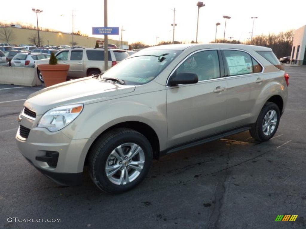 Gold Mist Metallic 2011 Chevrolet Equinox LS Exterior Photo #41255137