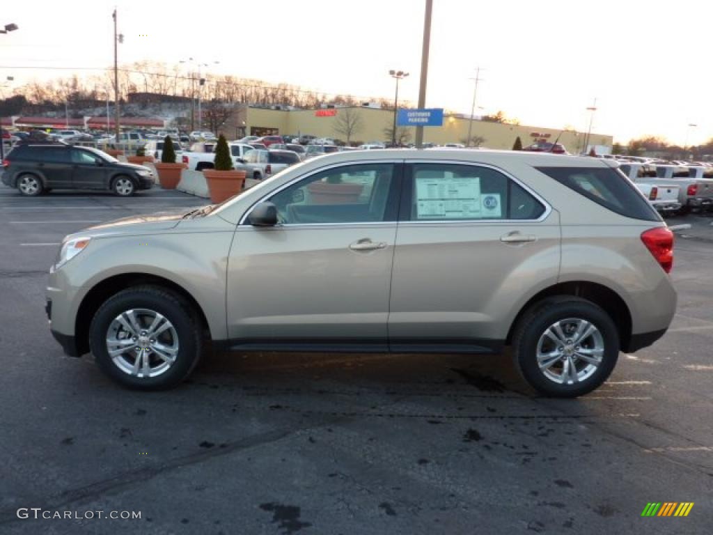 Gold Mist Metallic 2011 Chevrolet Equinox LS Exterior Photo #41255153