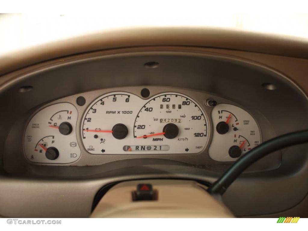 2001 Ford Explorer Sport Trac 4x4 Gauges Photo #41255561