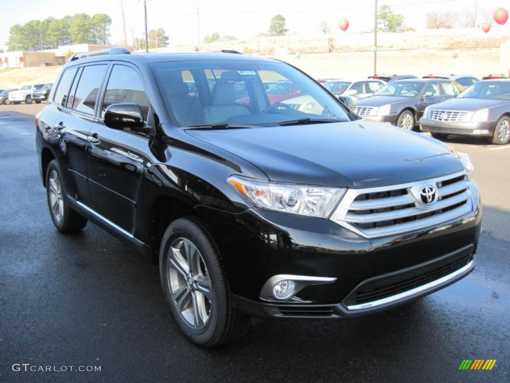 Black 2011 Toyota Highlander Limited Exterior Photo #41256549