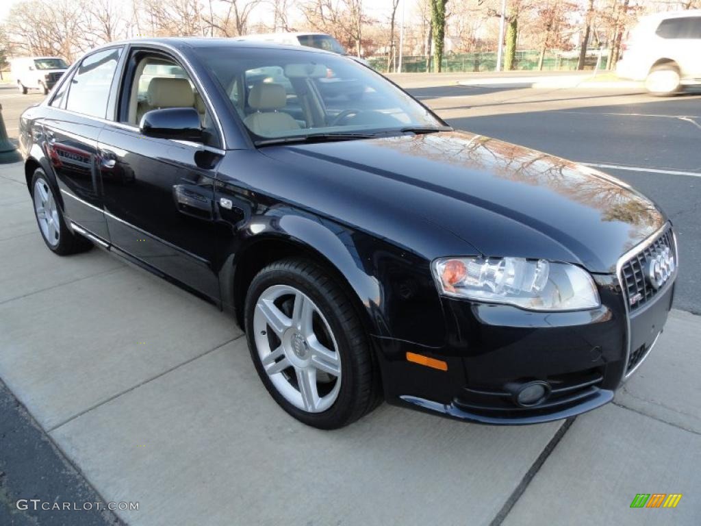 Brilliant Black 2008 Audi A4 2.0T quattro Sedan Exterior Photo #41256813
