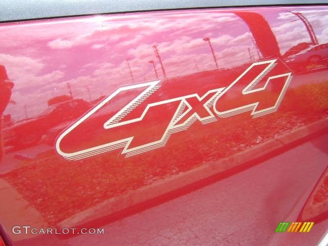 2005 F150 Lariat SuperCrew 4x4 - Dark Toreador Red Metallic / Tan photo #13