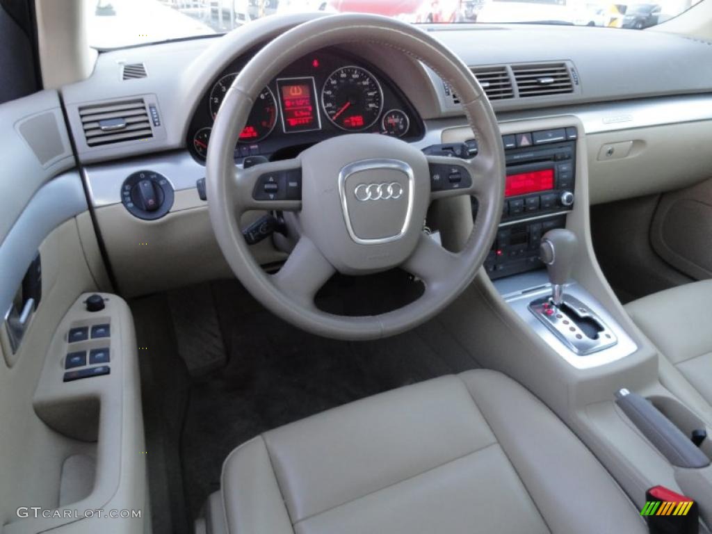 Beige Interior 2008 Audi A4 2 0t Quattro Sedan Photo