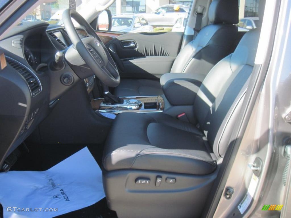 Graphite Interior 2011 Infiniti QX 56 Photo #41257421