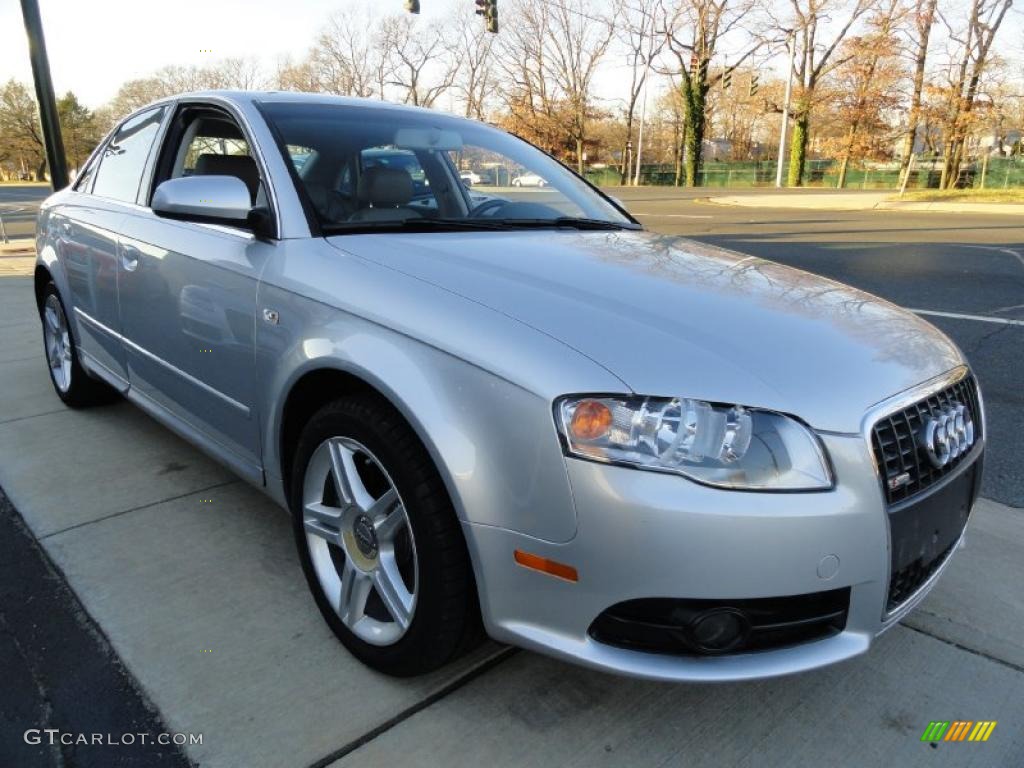 Light Silver Metallic 2008 Audi A4 2.0T quattro Sedan Exterior Photo #41257597