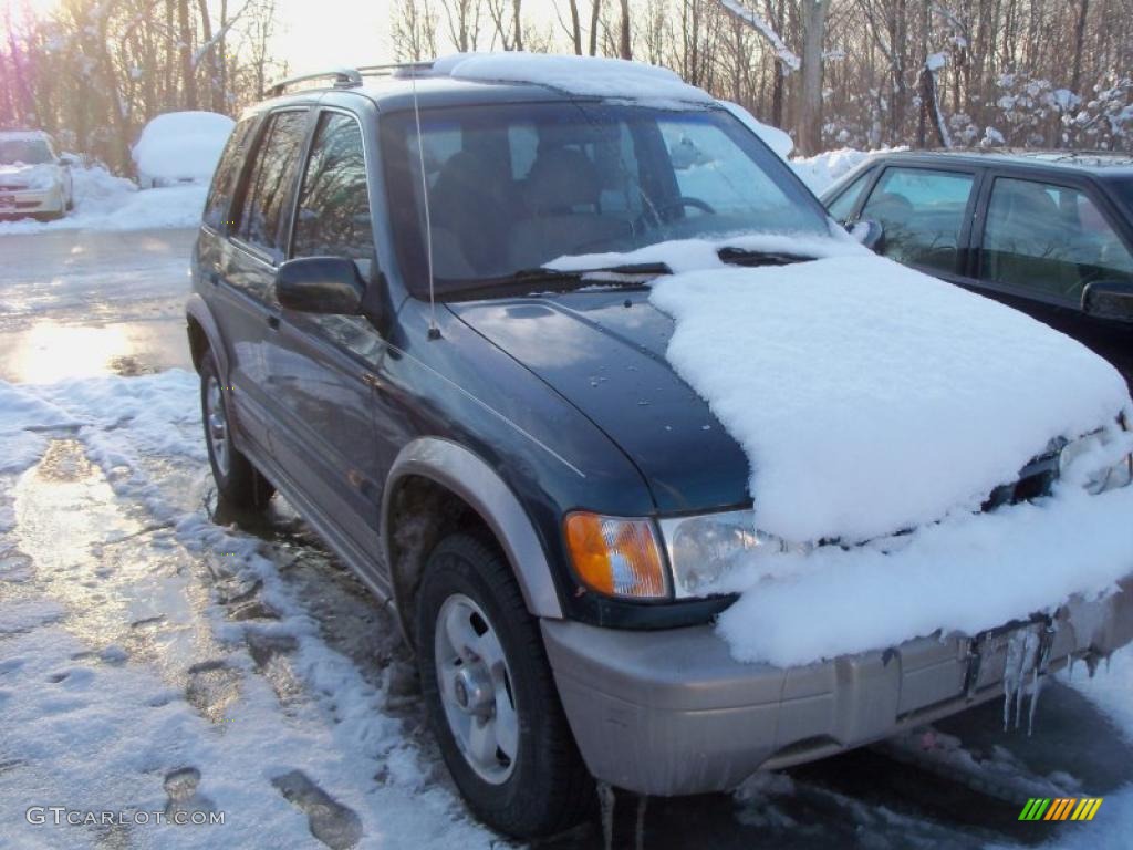 2001 Sportage EX - Evergreen / Brown photo #2
