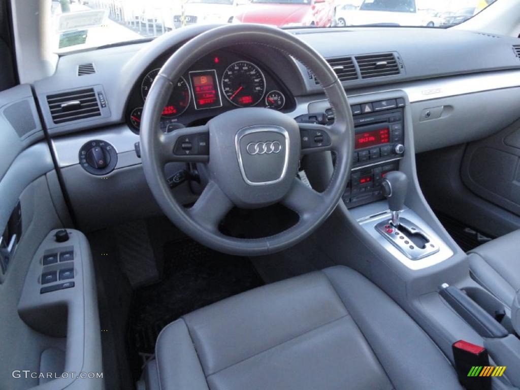 Light Gray Interior 2008 Audi A4 2.0T quattro Sedan Photo #41257681
