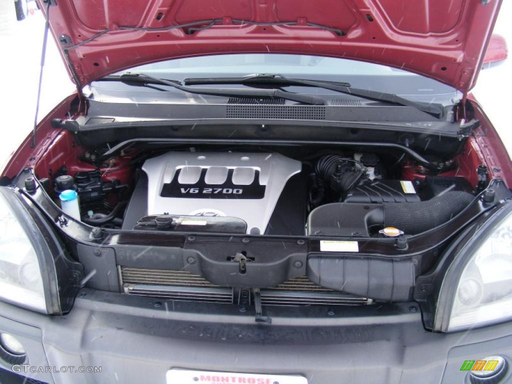 2005 Hyundai Tucson LX V6 2.7 Liter DOHC 24 Valve V6 Engine Photo #41258569