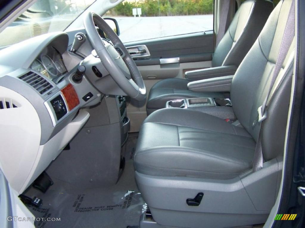 2008 Town & Country Touring Signature Series - Modern Blue Pearlcoat / Medium Slate Gray/Light Shale photo #19