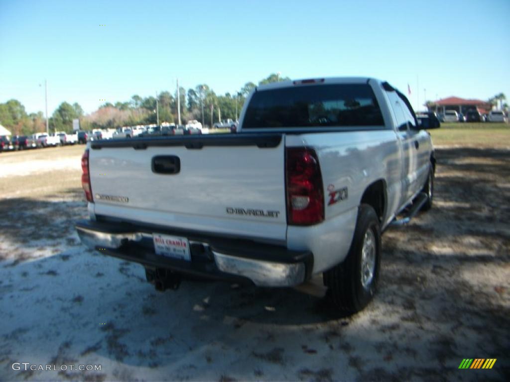 2003 Silverado 1500 Z71 Extended Cab 4x4 - Summit White / Medium Gray photo #14