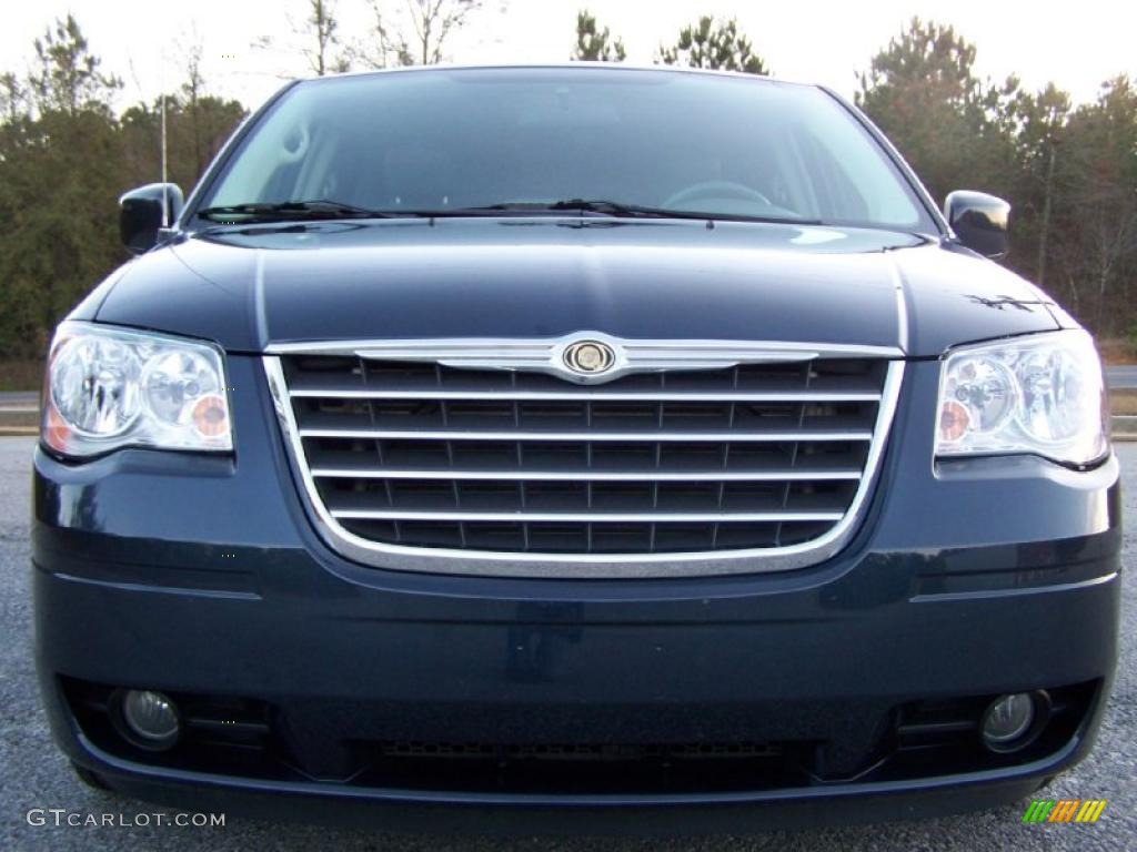 2008 Town & Country Touring Signature Series - Modern Blue Pearlcoat / Medium Slate Gray/Light Shale photo #60