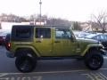 2007 Rescue Green Metallic Jeep Wrangler Unlimited Sahara 4x4  photo #6