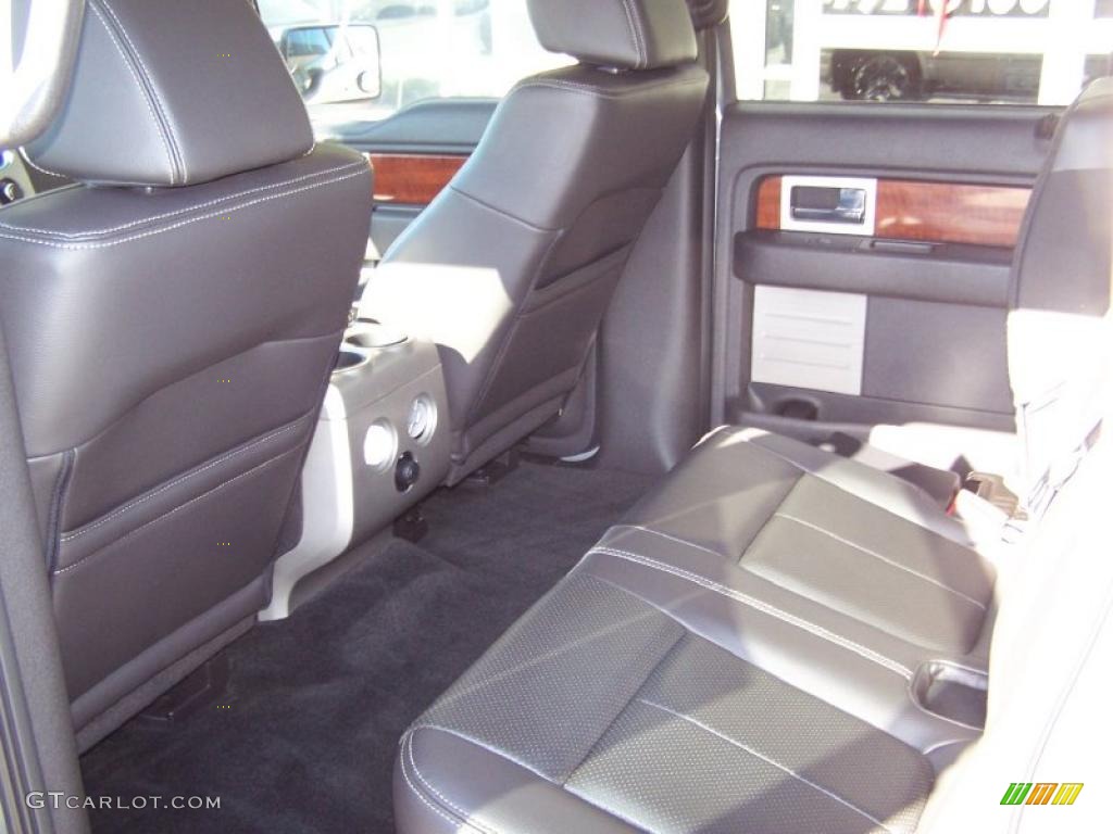2010 F150 Lariat SuperCrew - Ingot Silver Metallic / Black photo #7