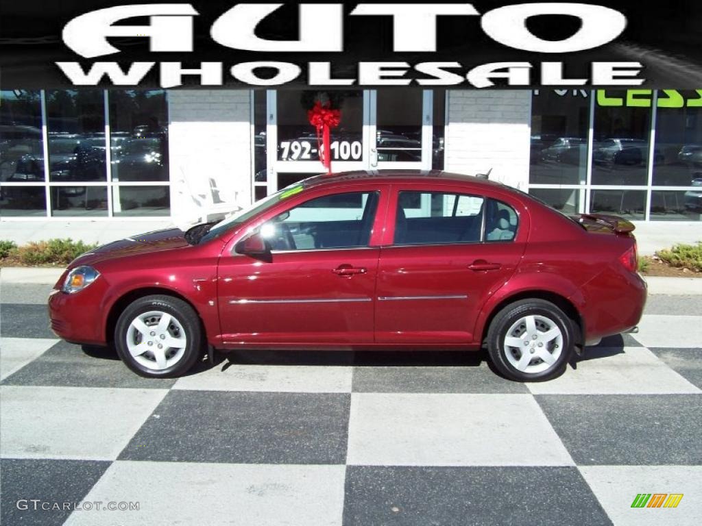 2008 Cobalt LT Sedan - Sport Red Tint Coat / Gray photo #1