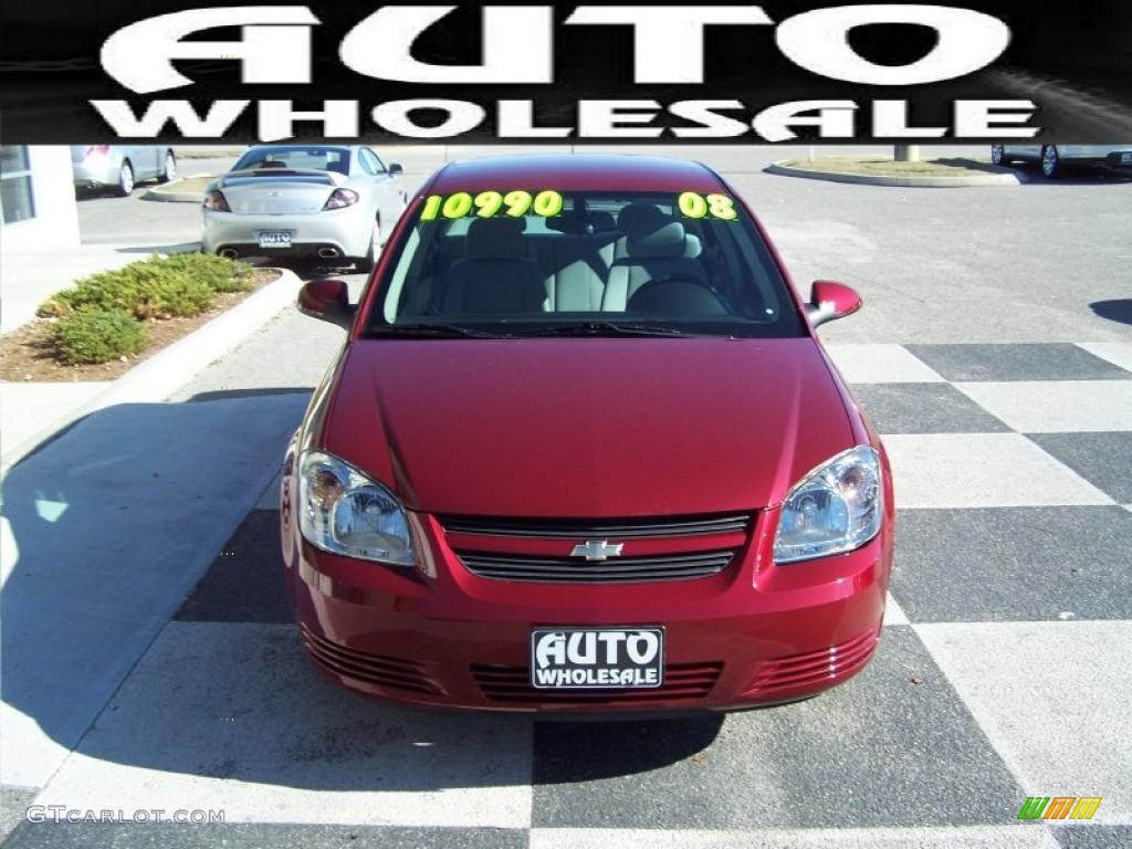 2008 Cobalt LT Sedan - Sport Red Tint Coat / Gray photo #2