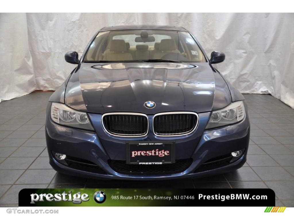 2011 3 Series 328i xDrive Sedan - Deep Sea Blue Metallic / Beige photo #7