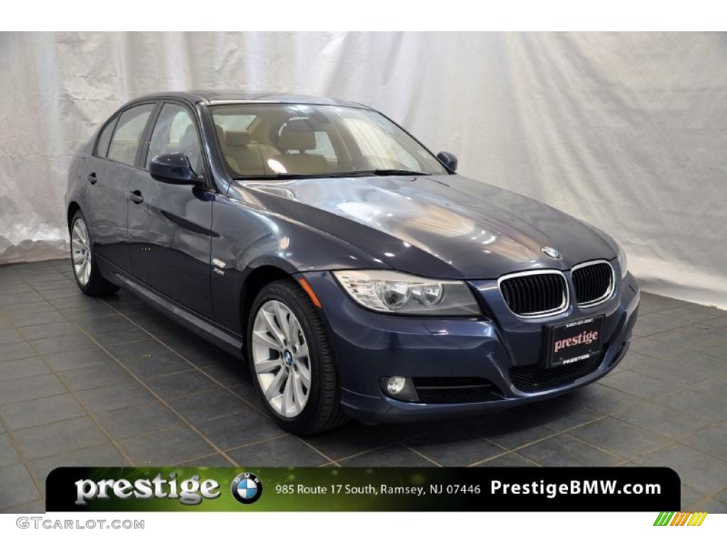 2011 3 Series 328i xDrive Sedan - Deep Sea Blue Metallic / Beige photo #8