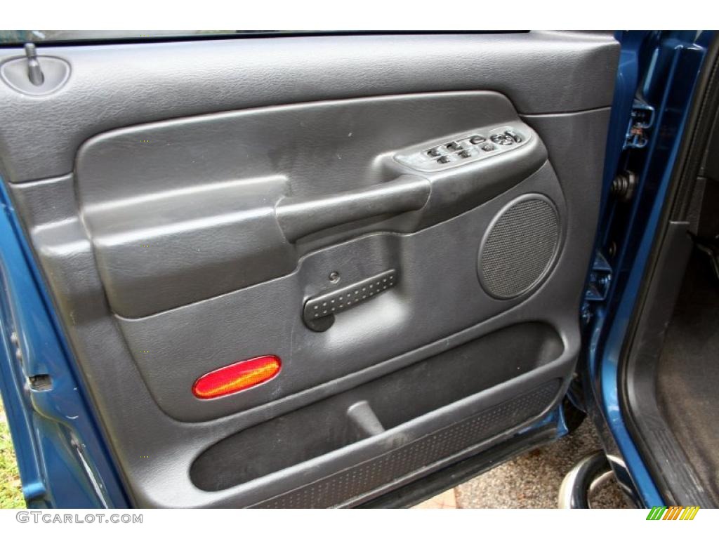 2003 Dodge Ram 2500 SLT Quad Cab 4x4 Dark Slate Gray Door Panel Photo #41262877