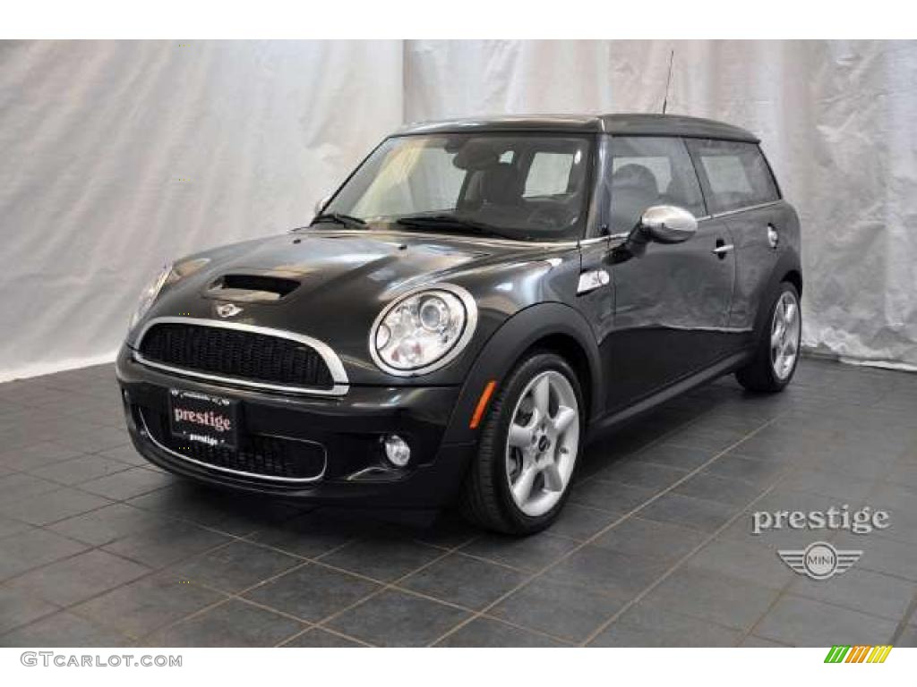 2010 Cooper S Clubman - Midnight Black Metallic / Punch Carbon Black Leather photo #1