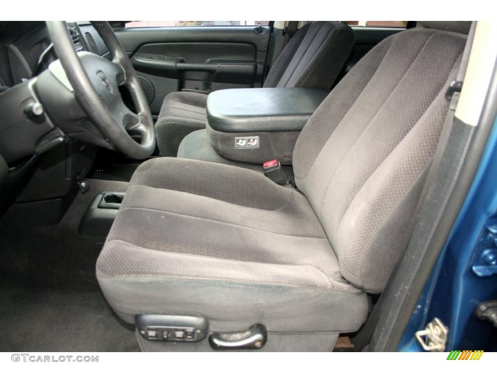 Dark Slate Gray Interior 2003 Dodge Ram 2500 SLT Quad Cab 4x4 Photo #41263117