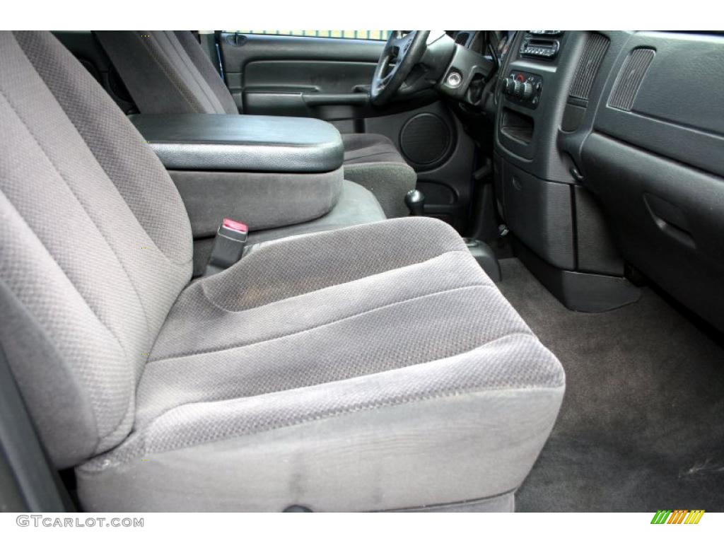 Dark Slate Gray Interior 2003 Dodge Ram 2500 SLT Quad Cab 4x4 Photo #41263129