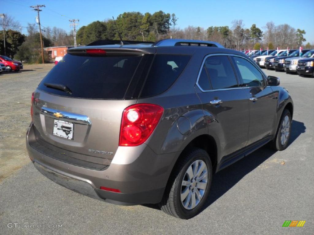 Mocha Steel Metallic 2011 Chevrolet Equinox LT Exterior Photo #41263793