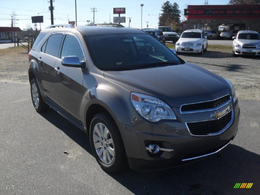 Mocha Steel Metallic 2011 Chevrolet Equinox LT Exterior Photo #41263805