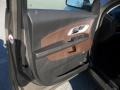 Brownstone/Jet Black 2011 Chevrolet Equinox LT Door Panel