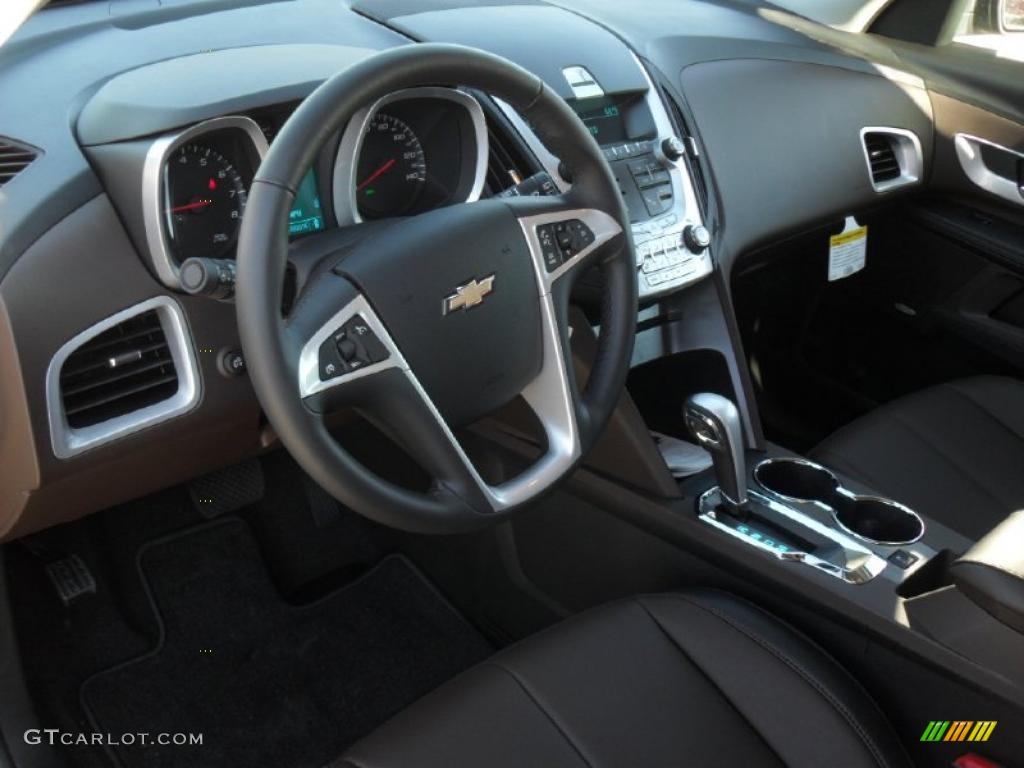 2011 Chevrolet Equinox LT Brownstone/Jet Black Dashboard Photo #41264169