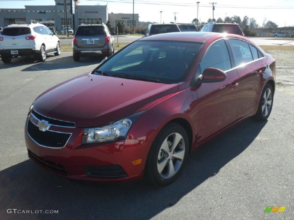 Crystal Red Metallic Tintcoat 2011 Chevrolet Cruze LT Exterior Photo #41264181